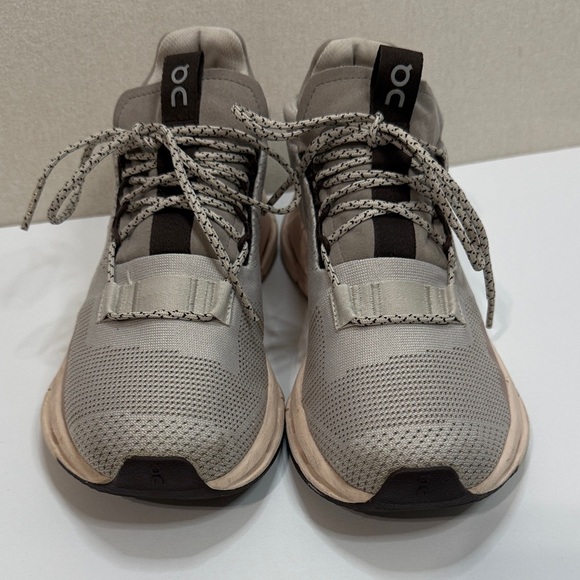 On Running Women's Taupe and Beige Athletic Shoes - Picture 2 of 9